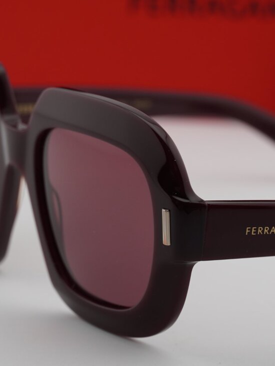 Salvatore Ferragamo SF2068SE 606 Butterfly Sunglasses - Burgundy / Purple main image 6